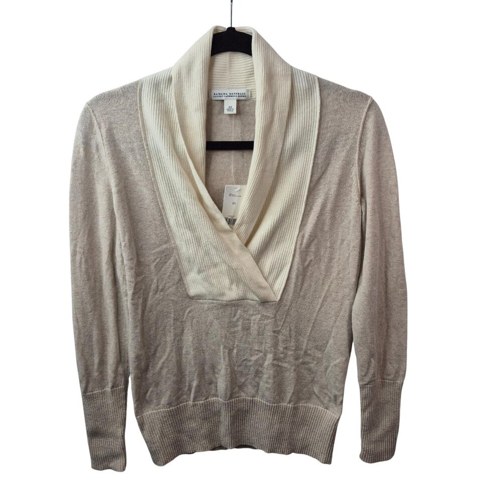 Banana Republic Sweater Womens XSmall Pullover Lightweight Wool Career Office
